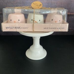 Woolly Heads Ceramic Egg Cups Set